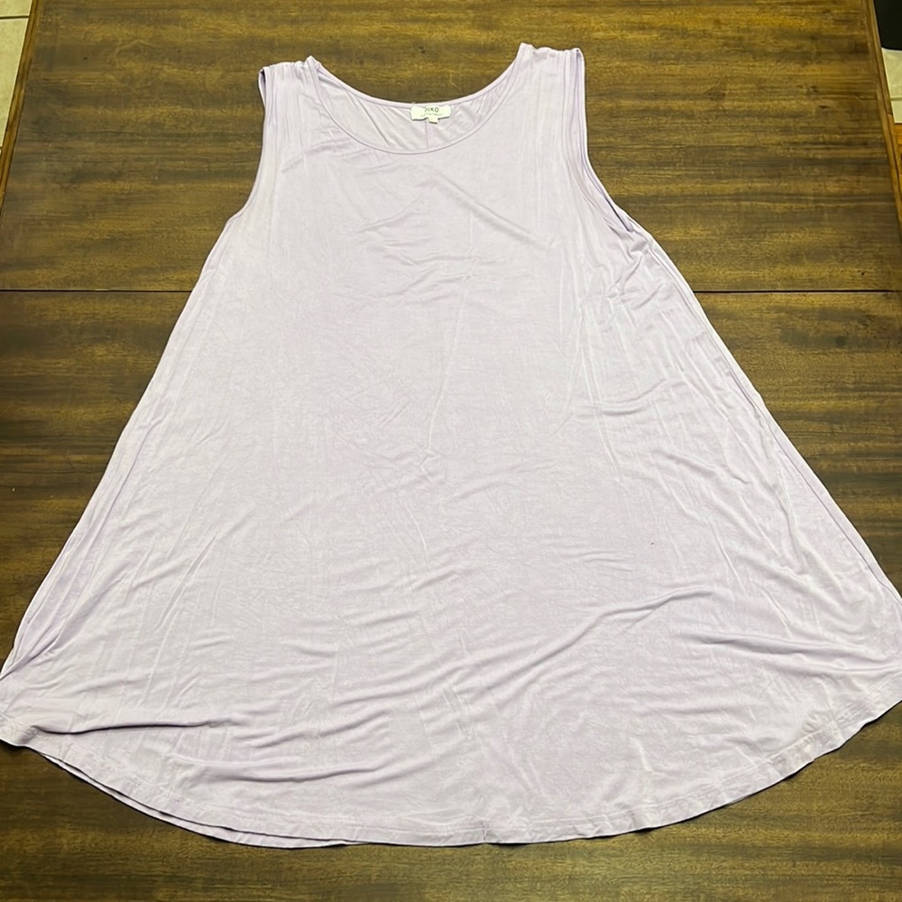 Size Large lavender PIKO tunic